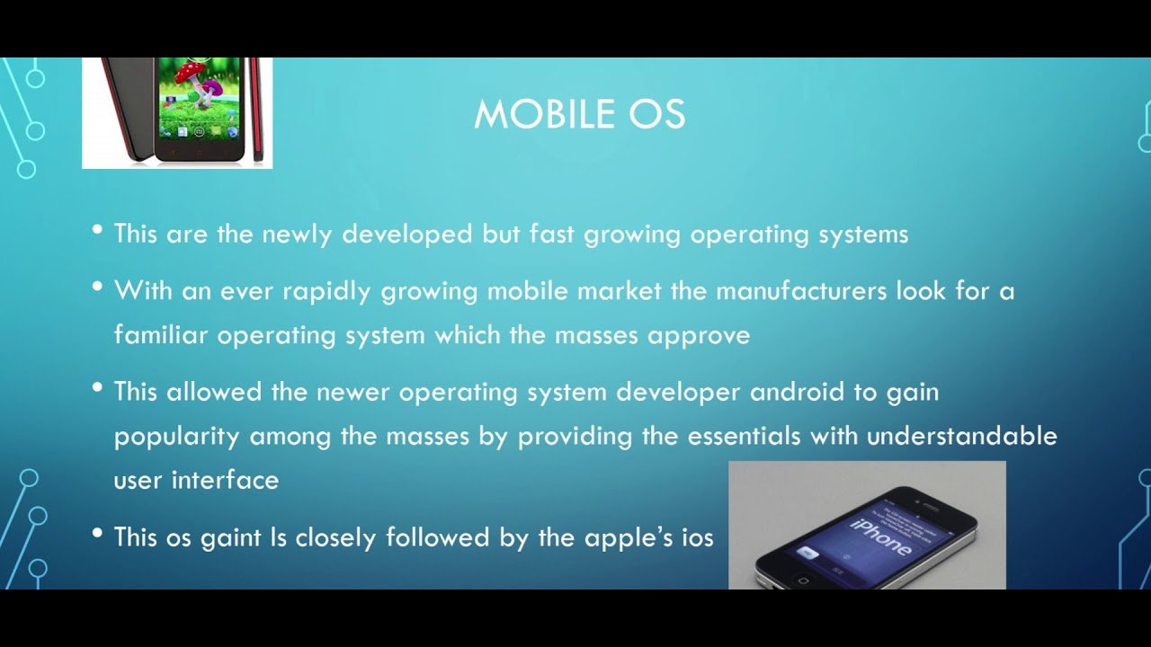 Desktop and Mobile Operating Systems